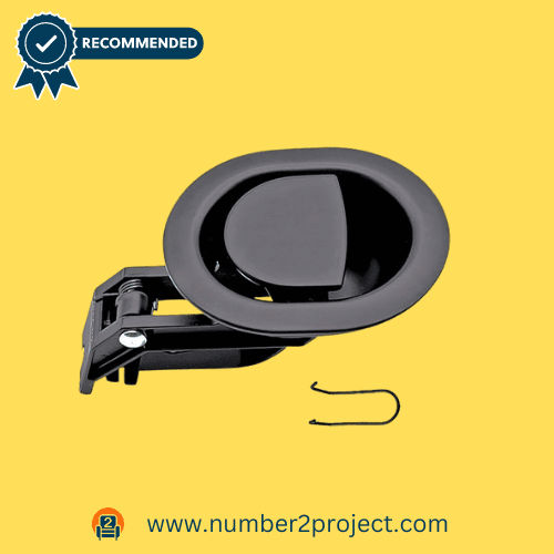 Black metal recliner pull handle by ttmagic, suitable for universal use, including brands like Ashley and Lazy Boy.