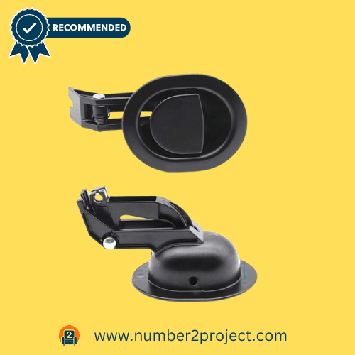 Black metal recliner pull handle by ttmagic, suitable for various recliner brands including Ashley and Lazy Boy.