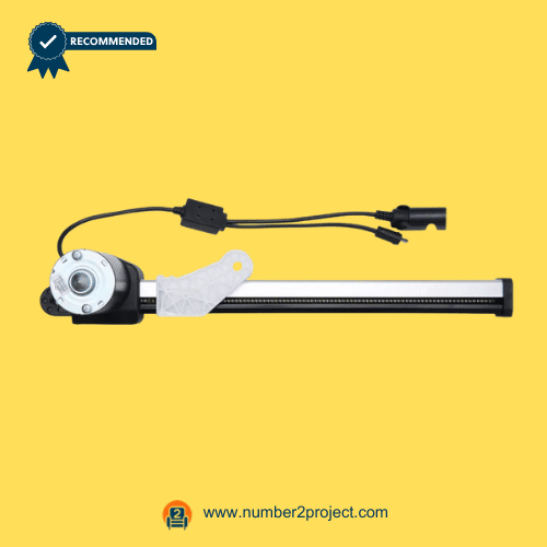 KAIDI KDPT007 linear actuator drive screw view with linkage arm mounting bracket and connector cables power recliner lift chair actuator replacement Number2project