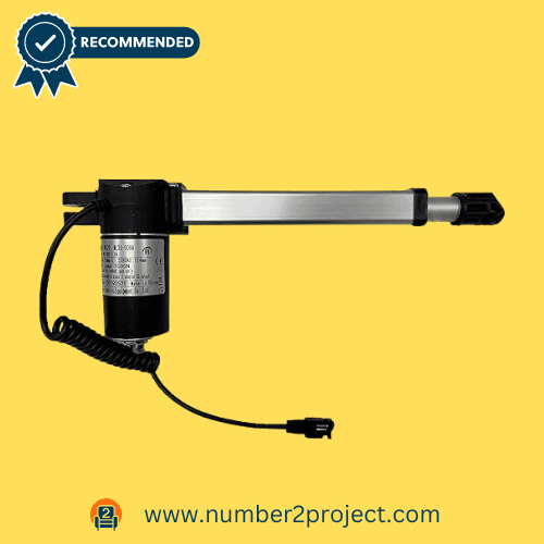 Mulin Power Recliner Motor, Model ML20-008 series, with an attached curly power cord, for versatile furniture applications