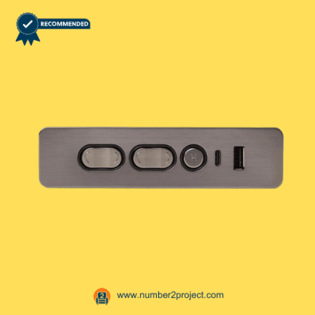 Five-Button Power Recliner Switch with USB and Type-C Ports – Dual-Plug 5-Pin Control Panel | Number2project Sofa and Recliner Repair