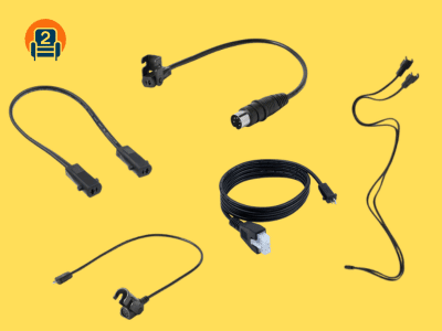 Recliner Power Cord & Extension Cable Set — Universal Electric Sofa and Recliner Replacement Parts Universal recliner power cord and extension cable set including power supply cord, splitter cables, and transformer connection cords for electric recliners and sofas.